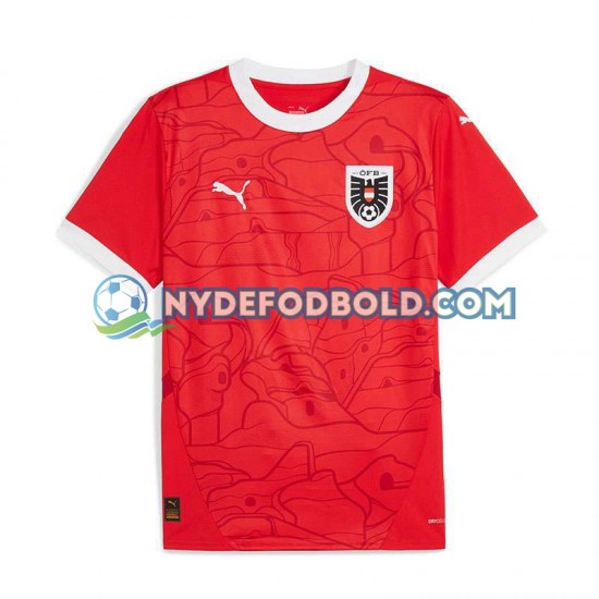 Hjemmebane Trøje Østrig Rød Euro 2024 K/Æ Mænd