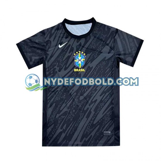 Udebane Trøje Brasilien Målmand Sort Copa America 2024 K/Æ Mænd