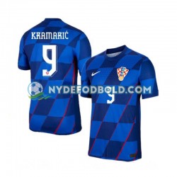 Udebane Trøje Kroatien Andrej Kramaric 9 Euro 2024 K/Æ Mænd