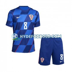 Udebane Trøje Kroatien Mateo Kovacic 8 Euro 2024 K/Æ Børn(+Shorts)