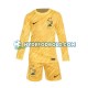 Hjemmebane Trøje Frankrig Målmand Gul Euro 2024 L/Æ Børn(+Shorts)