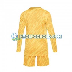 Hjemmebane Trøje Frankrig Målmand Gul Euro 2024 L/Æ Børn(+Shorts)