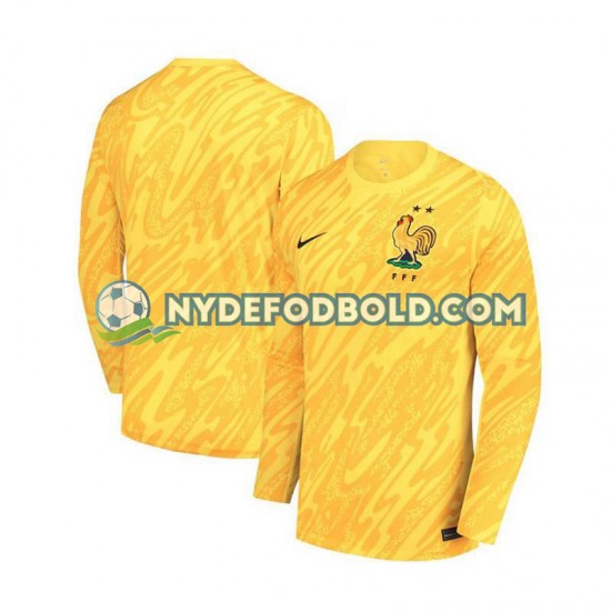 Hjemmebane Trøje Frankrig Målmand Gul Euro 2024 L/Æ Mænd