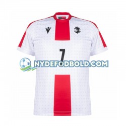 Hjemmebane Trøje Georgia Kvaratskhelia 7 Euro 2024 K/Æ Mænd