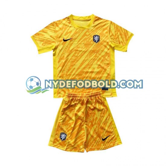 Udebane Trøje Holland Målmand Euro 2024 K/Æ Børn(+Shorts)