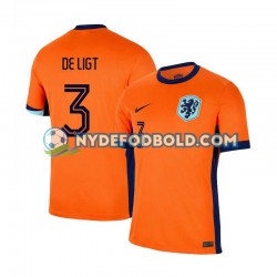 Hjemmebane Trøje Holland Matthijs de Ligt 3 Euro 2024 K/Æ Mænd