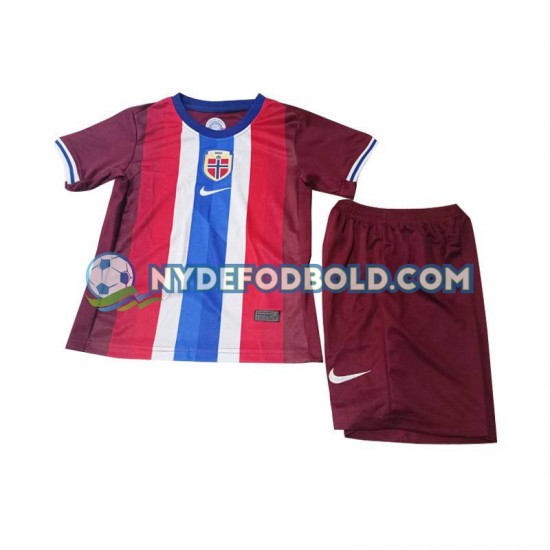 Hjemmebane Trøje Norge 2024 K/Æ Børn(+Shorts)