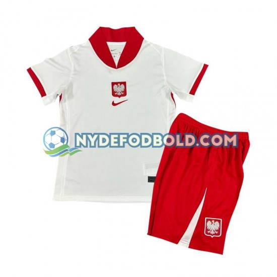 Hjemmebane Trøje Polen Euro 2024 K/Æ Børn(+Shorts)