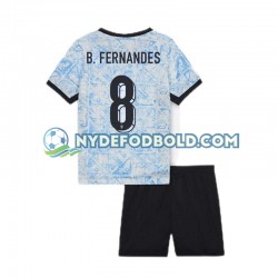 Udebane Trøje Portugal Bruno Fernandes 8 Euro 2024 K/Æ Børn(+Shorts)