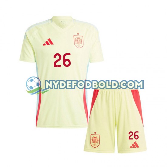 Udebane Trøje Spanien Pedri 26 Euro 2024 K/Æ Børn(+Shorts)