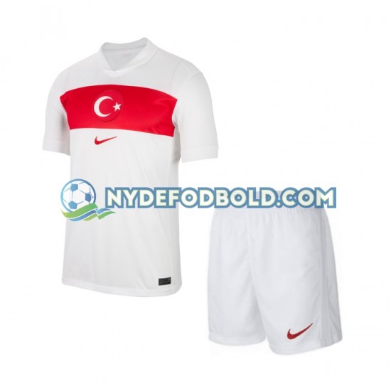 Hjemmebane Trøje Tyrkiet Euro 2024 K/Æ Børn(+Shorts)