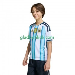 Hjemmebane Trøje Argentina World Cup 2026 K/Æ Børn(+Shorts)