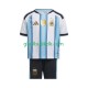 Hjemmebane Trøje Argentina World Cup 2026 K/Æ Børn(+Shorts)