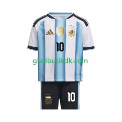 Hjemmebane Trøje Argentina Lionel Messi 10 World Cup 2026 K/Æ Børn(+Shorts)