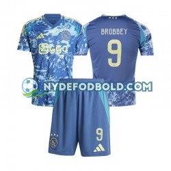 Udebane Trøje AFC Ajax Brian Brobbey 9 2024-2025 K/Æ Børn(+Shorts)