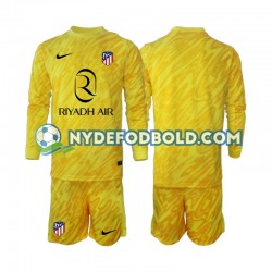 3. Valg Trøje Atlético Madrid Målmand 2024-2025 L/Æ Børn(+Shorts)