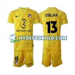 3. Valg Trøje Atlético Madrid Målmand Jan Oblak 13 2024-2025 K/Æ Børn(+Shorts)