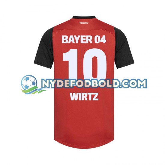 Hjemmebane Trøje Bayer 04 Leverkusen Florian Wirtz 10 2024-2025 K/Æ Mænd