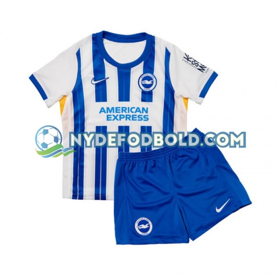 Hjemmebane Trøje Brighton Hove Albion 2024-2025 K/Æ Børn(+Shorts)