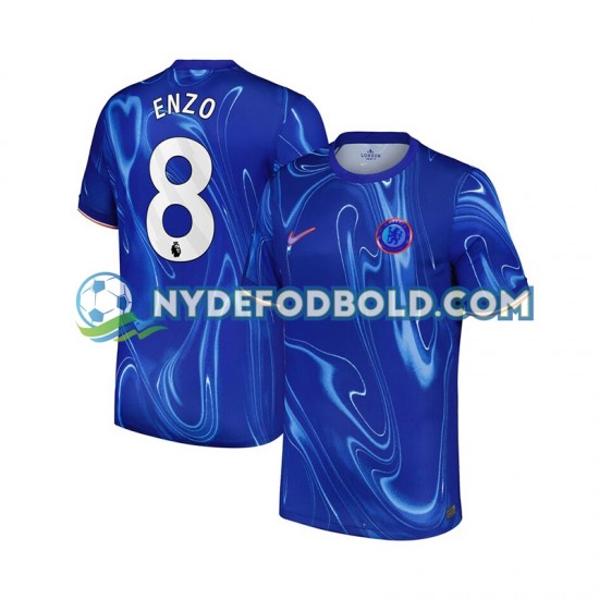 Hjemmebane Trøje Chelsea Enzo 8 2024-2025 K/Æ Mænd