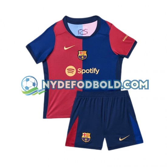 Hjemmebane Trøje FC Barcelona 2024-2025 K/Æ Børn(+Shorts)