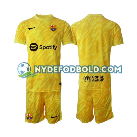 Udebane Trøje FC Barcelona Målmand 2024-2025 K/Æ Børn(+Shorts)
