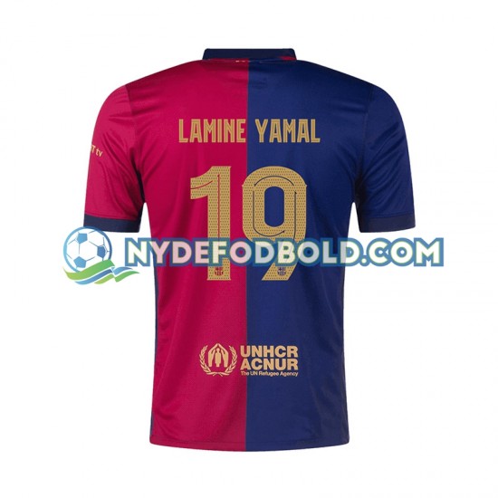 Hjemmebane Trøje FC Barcelona UCL Font Lamine Yamal 19 2024-2025 K/Æ Mænd