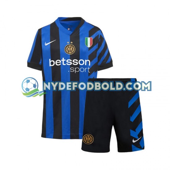 Hjemmebane Trøje Inter Milan 2024-2025 K/Æ Børn(+Shorts)