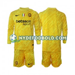 Udebane Trøje Inter Milan Målmand 2024-2025 L/Æ Børn(+Shorts)