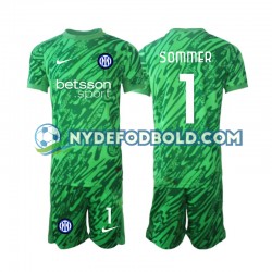 Hjemmebane Trøje Inter Milan Målmand Yann Sommer 1 2024-2025 K/Æ Børn(+Shorts)