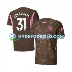 Hjemmebane Trøje Manchester City Målmand Ederson Moraes 31 2024-2025 K/Æ Mænd