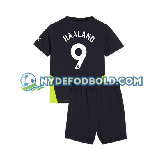 Udebane Trøje Manchester City Haaland 9 2024-2025 K/Æ Børn(+Shorts)