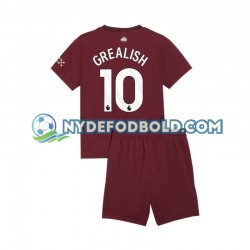 3. Valg Trøje Manchester City Jack Grealish 10 2024-2025 K/Æ Børn(+Shorts)