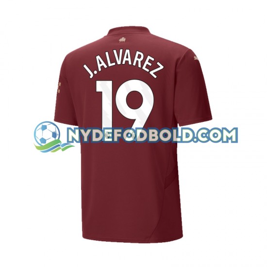 3. Valg Trøje Manchester City Julian Alvarez 19 2024-2025 K/Æ Mænd