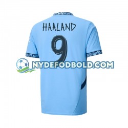 Hjemmebane Trøje Manchester City UCL Font Haaland 9 2024-2025 K/Æ Mænd