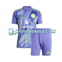 Hjemmebane Trøje Manchester United Målmand 2024-2025 K/Æ Børn(+Shorts)