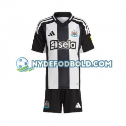 Hjemmebane Trøje Newcastle United Sort 2024-2025 K/Æ Børn(+Shorts)