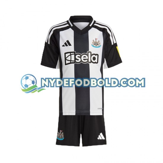Hjemmebane Trøje Newcastle United Sort 2024-2025 K/Æ Børn(+Shorts)