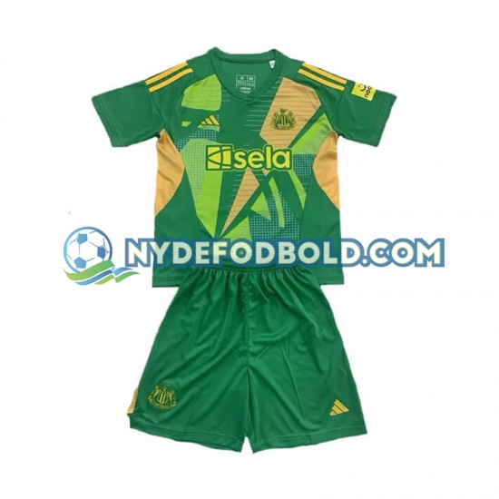 Hjemmebane Trøje Newcastle United Målmand Grøn 2024-2025 K/Æ Børn(+Shorts)