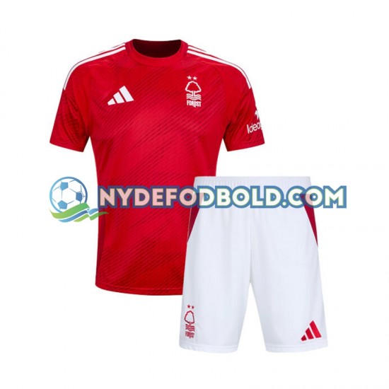 Hjemmebane Trøje Nottingham Forest 2024-2025 K/Æ Børn(+Shorts)