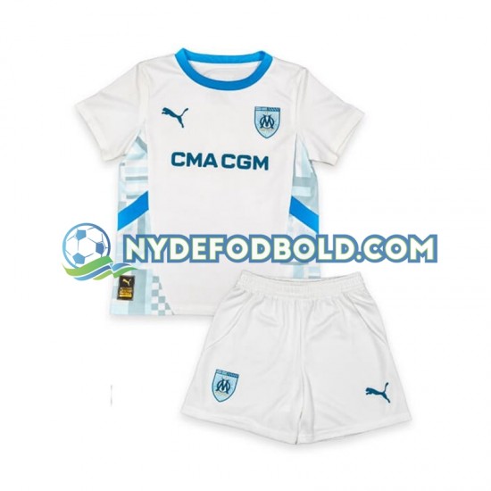 Hjemmebane Trøje Olympique de Marseille 2024-2025 K/Æ Børn(+Shorts)