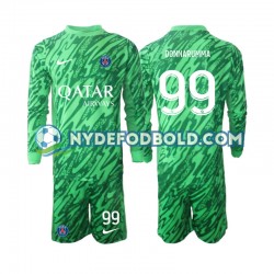 Udebane Trøje Paris Saint-Germain Målmand Gianluigi Donnarumma 99 2024-2025 L/Æ Børn(+Shorts)