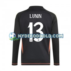 Udebane Trøje Real Madrid Målmand Blå Andriy Lunin 13 2024-2025 L/Æ Mænd