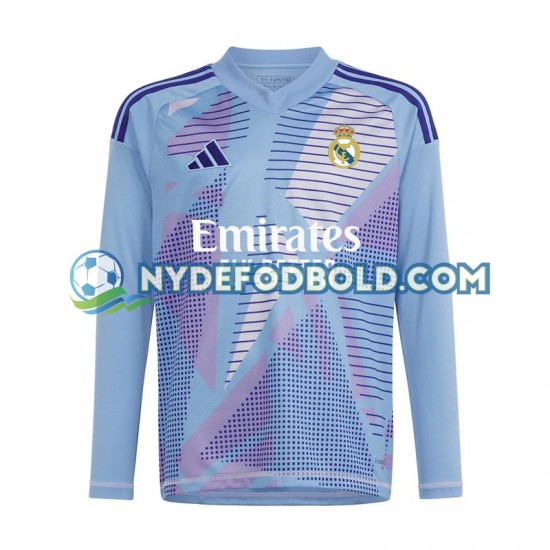 Hjemmebane Trøje Real Madrid Målmand Blå 2024-2025 L/Æ Mænd