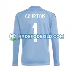 Hjemmebane Trøje Real Madrid Målmand Blå Thibaut Courtois 1 2024-2025 L/Æ Mænd