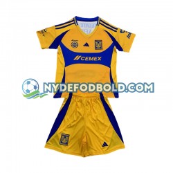 Hjemmebane Trøje Tigres UANL 2024-2025 K/Æ Børn(+Shorts)