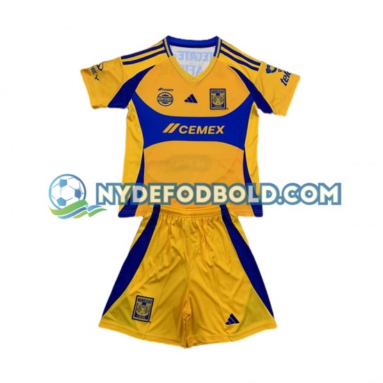 Hjemmebane Trøje Tigres UANL 2024-2025 K/Æ Børn(+Shorts)