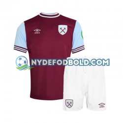 Hjemmebane Trøje West Ham United 2024-2025 K/Æ Børn(+Shorts)