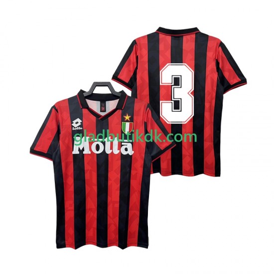 Hjemmebane Trøje AC Milan 3 Retro 1993 1994 K/Æ Mænd