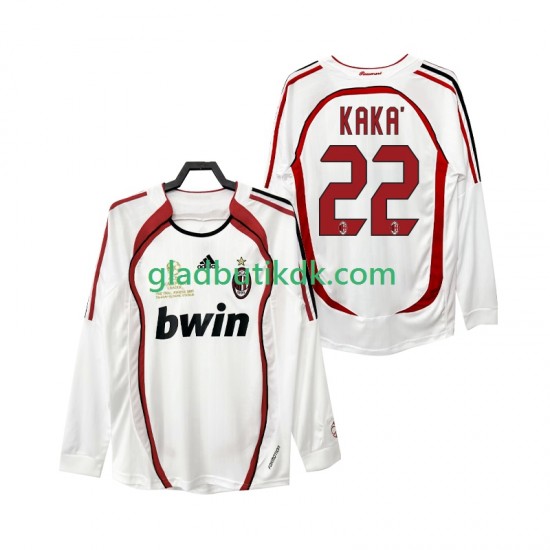Udebane Trøje AC Milan KAKA 22 Retro 2006 2007 L/Æ Mænd
